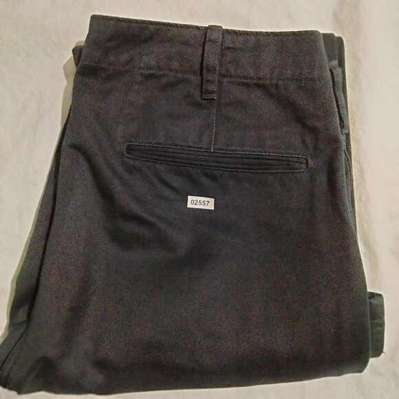 Uniqlo Mens Chino Pants Black 34x34 (Actual Size 34x27) 100% cotton - Picture 6 of 6